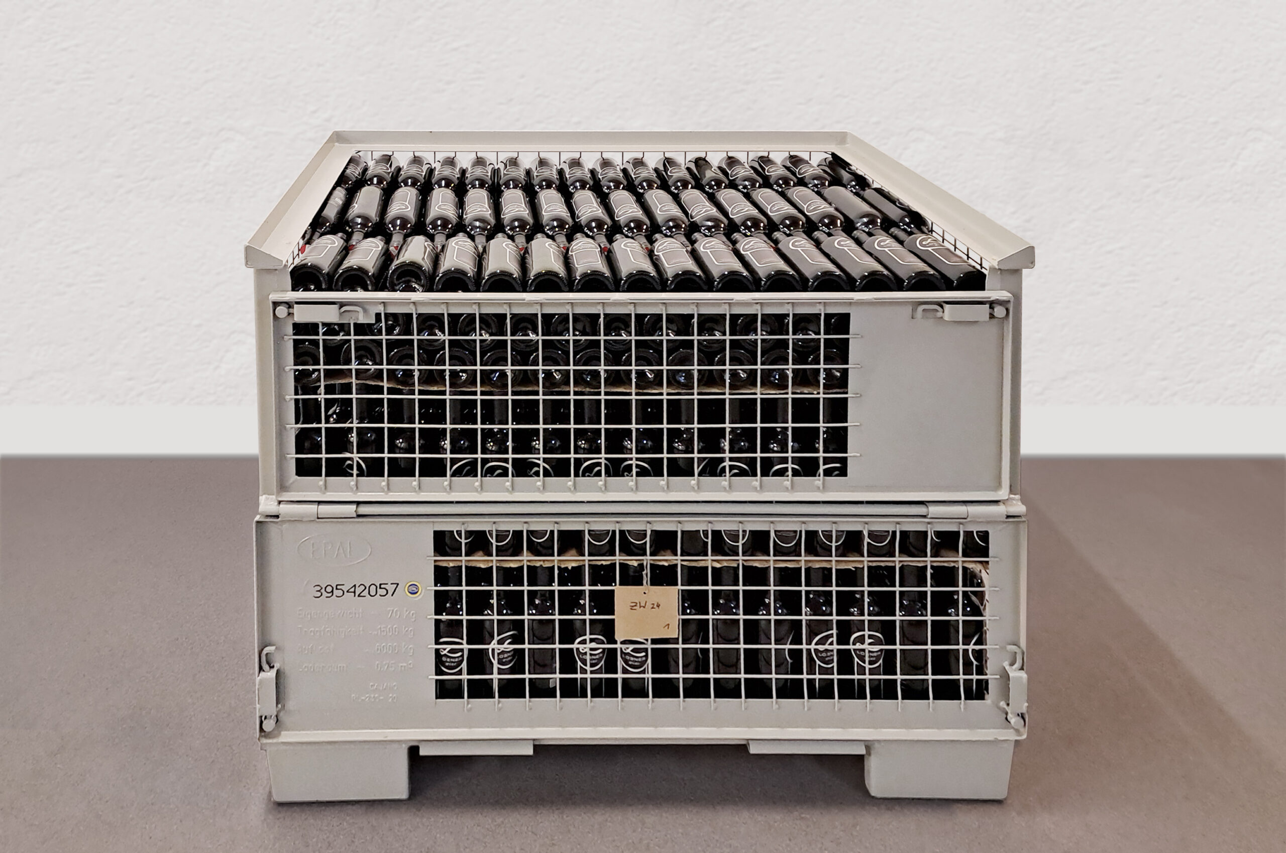 Gitterbox für Weinflaschenlagerung – Bild 4